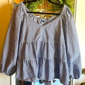 Old Navy ladies peasant blouse- XL